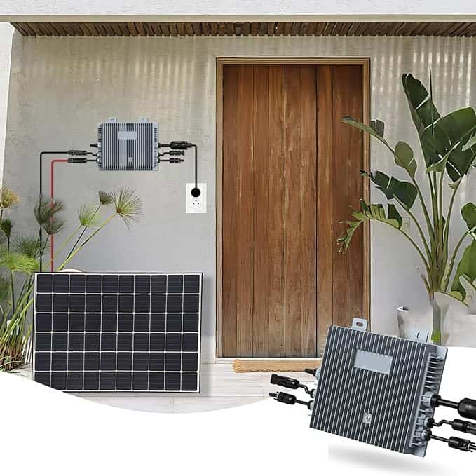 Saulės elektrinės komplektas balkonui 800W On-grid - Image 3